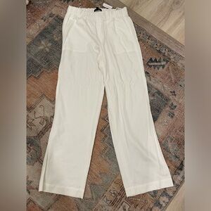 Banana Republic White Linen Pants